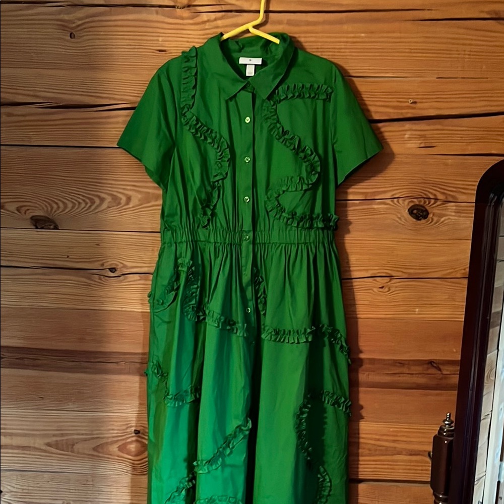 Kate Spade Green Midi Dress